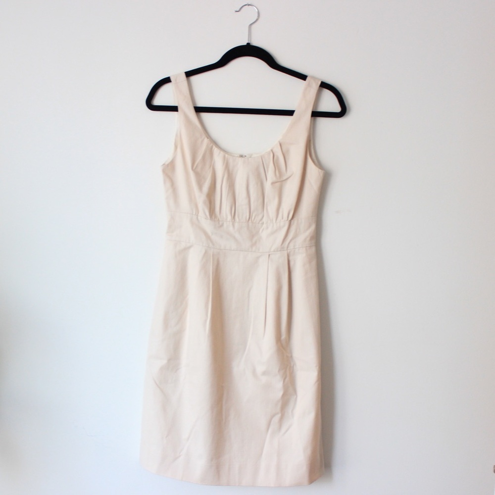 J.Crew cream dress
